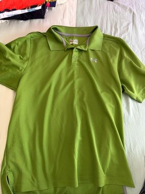 Under Armour Men’s Lime Green Performance Polo